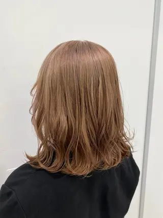 ミディアム カラー エフェクトブリーチ 🌟前澤啓太朗のヘアスタイル