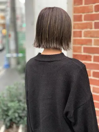 ショート カラー ヘアアレンジ 心斎橋/縮毛矯正/ 髪質改善　吉見勇亮のヘアスタイル