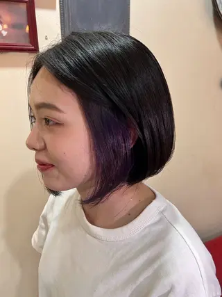 ショート カラー 韓国スタイル🫧 サーシャのヘアスタイル
