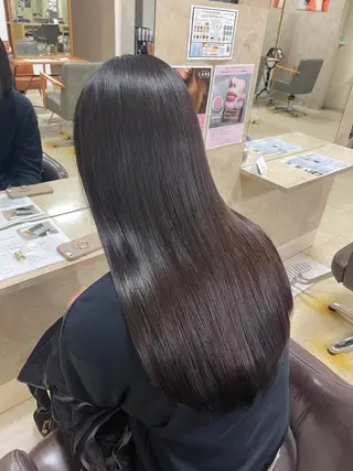 ロング 縮毛・酸性ストレート 特化のヘアスタイル