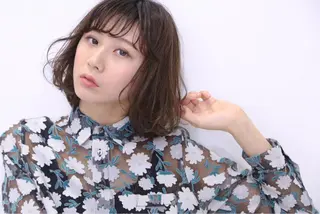 ミディアム YOKOI SHINJIのヘアスタイル
