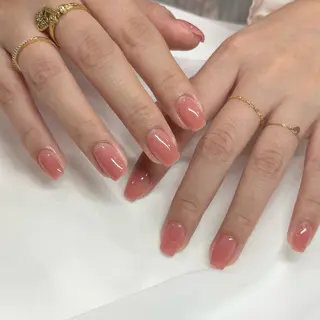 ネイル パラジェルネイル 大人可愛/シンプルのネイルデザイン