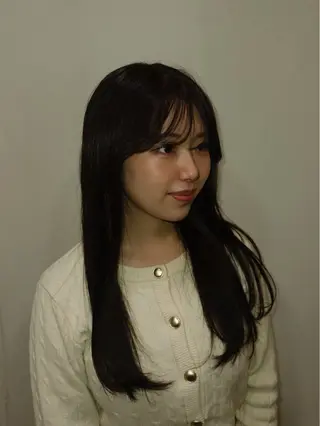 ロング ハイトーン /ベージュ/kaeのヘアスタイル