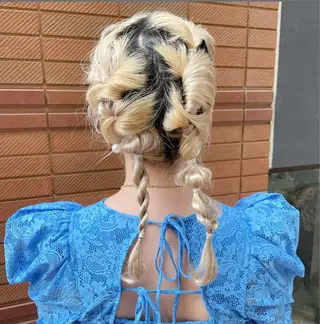 ヘアアレンジ RUKA 美容院×ネイリストのヘアスタイル