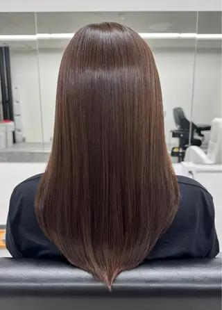 セミロング 髪質改善メニュー 長井 美佐子のヘアスタイル