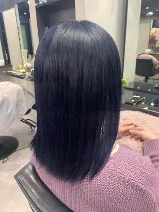 ミディアム カラー 個室で似合わせ好印象 🧡外山弥千代のヘアスタイル