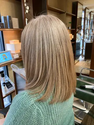 ミディアム 中尾 柊斗のヘアスタイル