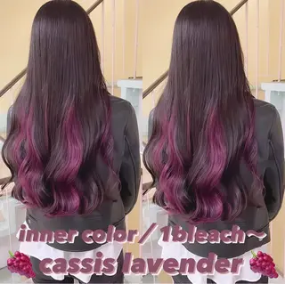 カラー 渋谷:インナーカラー ／🍒エリカ🍒のヘアスタイル