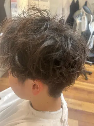 パーマ メンズ molla所属・浅香山✨美髪✨ やまもとあきこのヘアスタイル