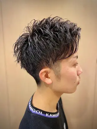 ショート メンズ 山田 哲平のヘアスタイル
