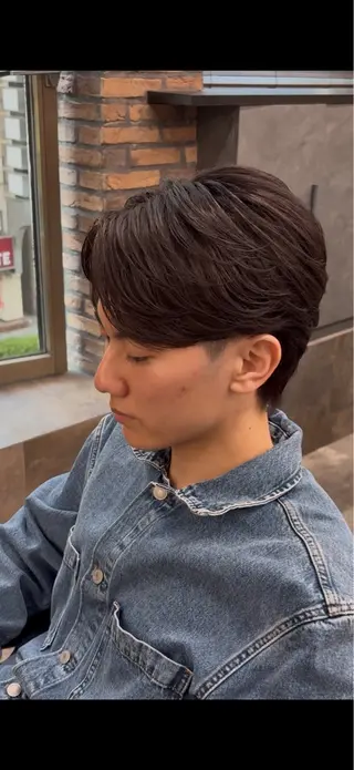 カラー パーマ メンズ 笹原 琴美のヘアスタイル