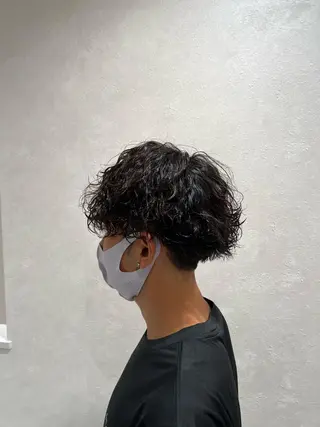 パーマ メンズ 瀬野凌介/メンズ カット/パーマのヘアスタイル
