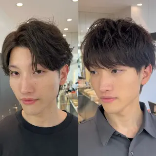 パーマ メンズ メンズ/韓国レイヤー /縮毛矯正/📍爽太のヘアスタイル