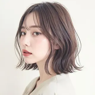 ミディアム 透明感カラー✨ よしの じろうのヘアスタイル