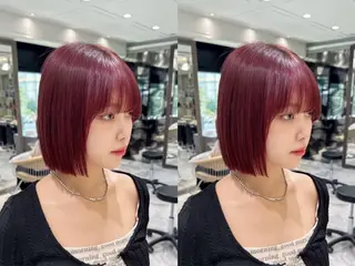 ショート 透明感カラー/髪質 改善/里奈のヘアスタイル