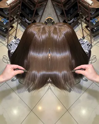 ロング カラー 🩵レイヤー✖︎ 髪質改善🩵リョウヤのヘアスタイル