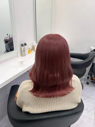 ミディアム カラー 💖札幌カラー 指名No.1💖玲奈のヘアスタイル