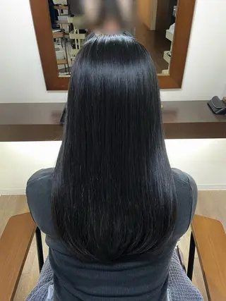 ロング 結衣 髪質改善モデル募集中のヘアスタイル