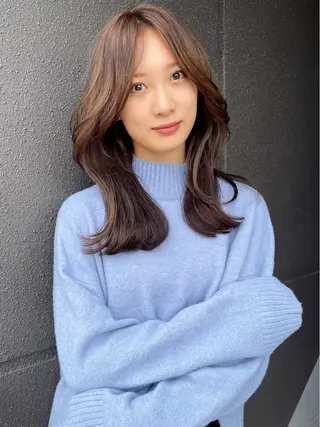 カラー うる艶/ハイトーン 🎀hina🎀のヘアスタイル