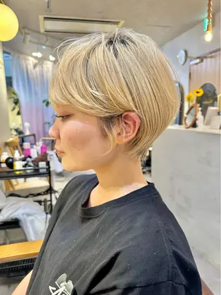 ショート 山崎 友雅のヘアスタイル