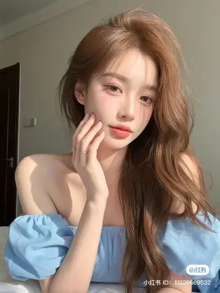 ロング 韓国✖️網紅🖤 パーマYURIYAのヘアスタイル