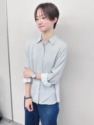 ショート ボブ/ゆるふわ ボブパーマ/とういのヘアスタイル