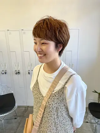 ショート 近藤 千裕のヘアスタイル