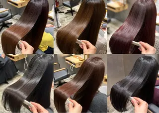 ロング カラー 上場 健史のヘアスタイル