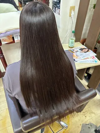 ロング 桑野 葵のヘアスタイル