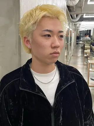 ショート メンズ メンズカット パーマ[佐橋]のヘアスタイル