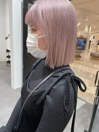 ショート カラー ヘアアレンジ 小倉 愛里のヘアスタイル