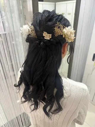 レイヤー 艶々カラーのヘアスタイル