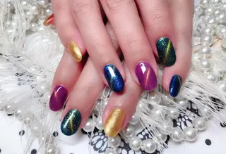 ネイル マジック ミラーのネイルデザイン