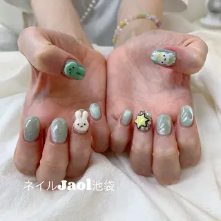 ショート ネイルJaol 池袋のネイルデザイン