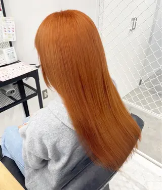 ロング カラー パーマ ヘアアレンジ メンズ mona/ ストレートスタイル✨のヘアスタイル