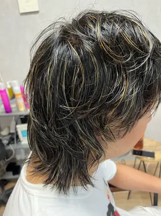 ミディアム カラー メンズ MIKOTO/マンツ ーマン/髪質改善🤎のヘアスタイル