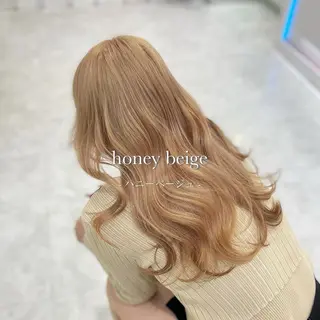 ロング カラー 色落ち綺麗🩰ハイ トーン🎀RINKAのヘアスタイル