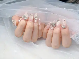 ネイル チップ長さ出し 専門店のネイルデザイン