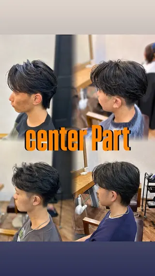 メンズ 河田 日和のヘアスタイル