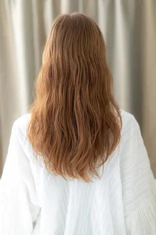 ロング カラー パーマ クセ毛解決💠艶髪 縮毛矯正💠棚村竜太のヘアスタイル