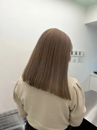 カラー 透明感ベージュ🎀 Anju/渋谷🎀のヘアスタイル