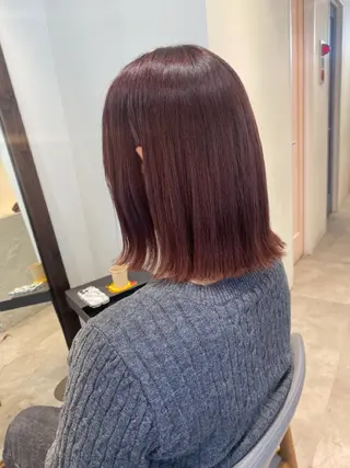 ミディアム カラー 当日予約大歓迎💗 依田瑞希のヘアスタイル