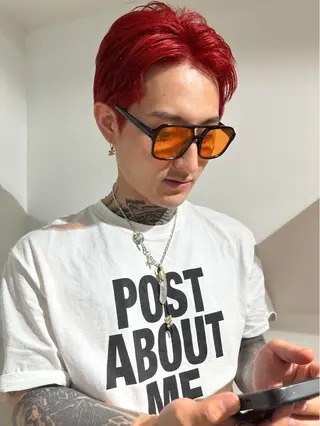 ショート カラー メンズ 🎀オイダイラ モモカ🎀のヘアスタイル