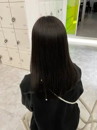 ロング カラー 中韓レイヤー/ ブラウン🤎はやとのヘアスタイル