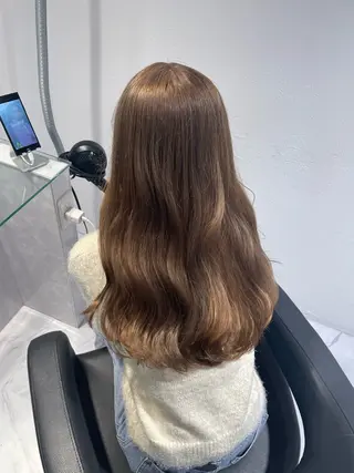 ロング カラー 表参道♡暗髪♡ 艶カラー♡アユミのヘアスタイル