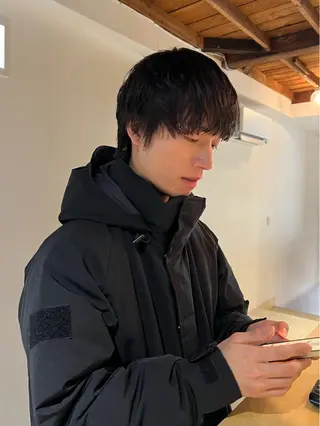 ショート パーマ メンズ io濱川 遥のヘアスタイル