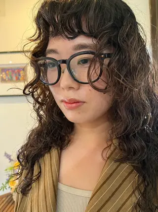 ロング 似合わせパーマ/ 山本銀次郎のヘアスタイル