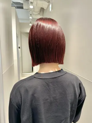 ショート カラー salowin梅田茶屋町north所属・くがれいじ 梅田/ショート/ボブのヘアスタイル