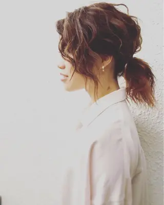 ショート ミディアム セミロング ロング カラー パーマ ヘアアレンジ 早朝✨ヘアセット 着付け/清水玲歌のヘアスタイル