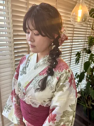 ロング ヘアアレンジ miku ヘアセット/着付けのヘアスタイル